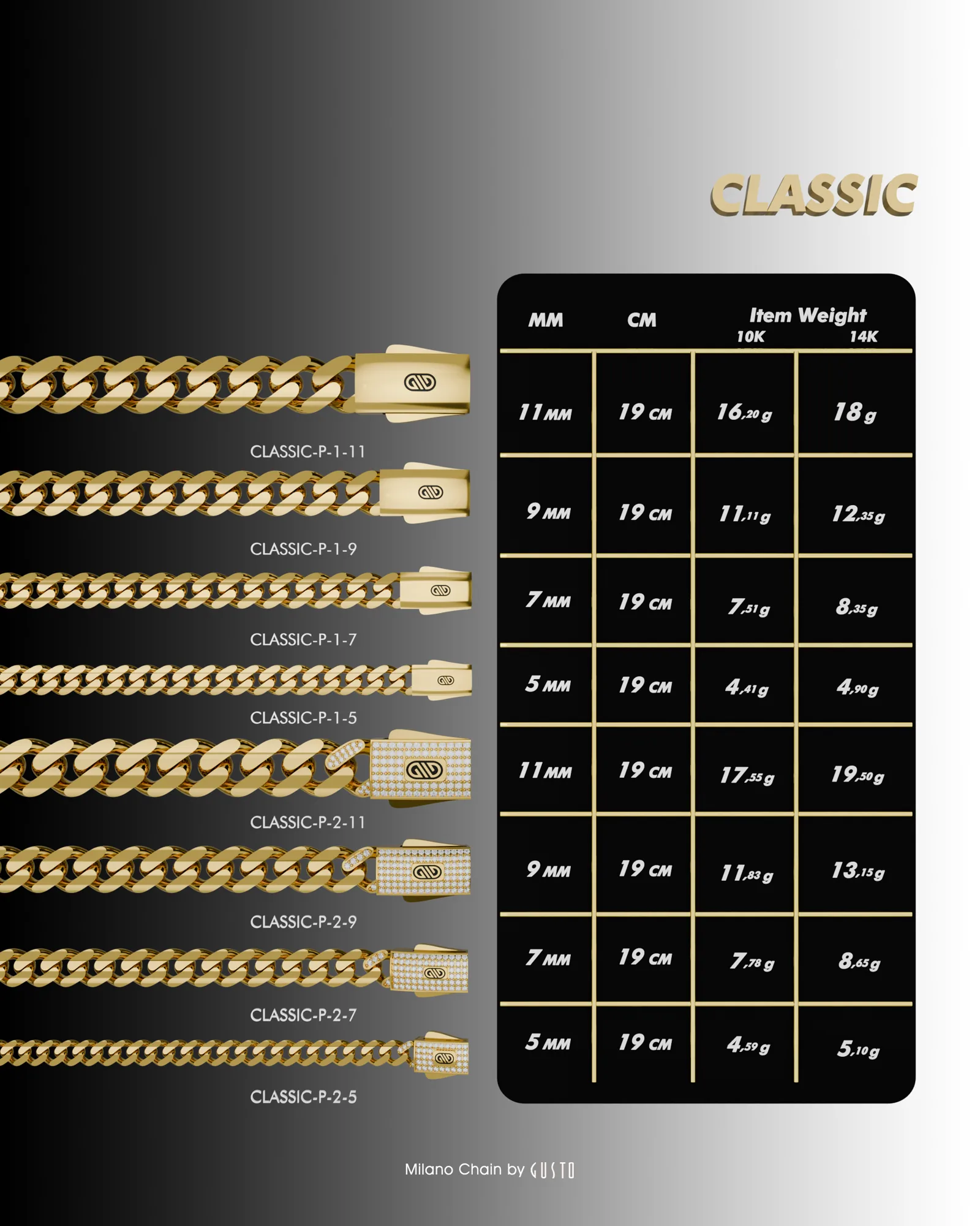Milano Chain Catalogue 1 / 67